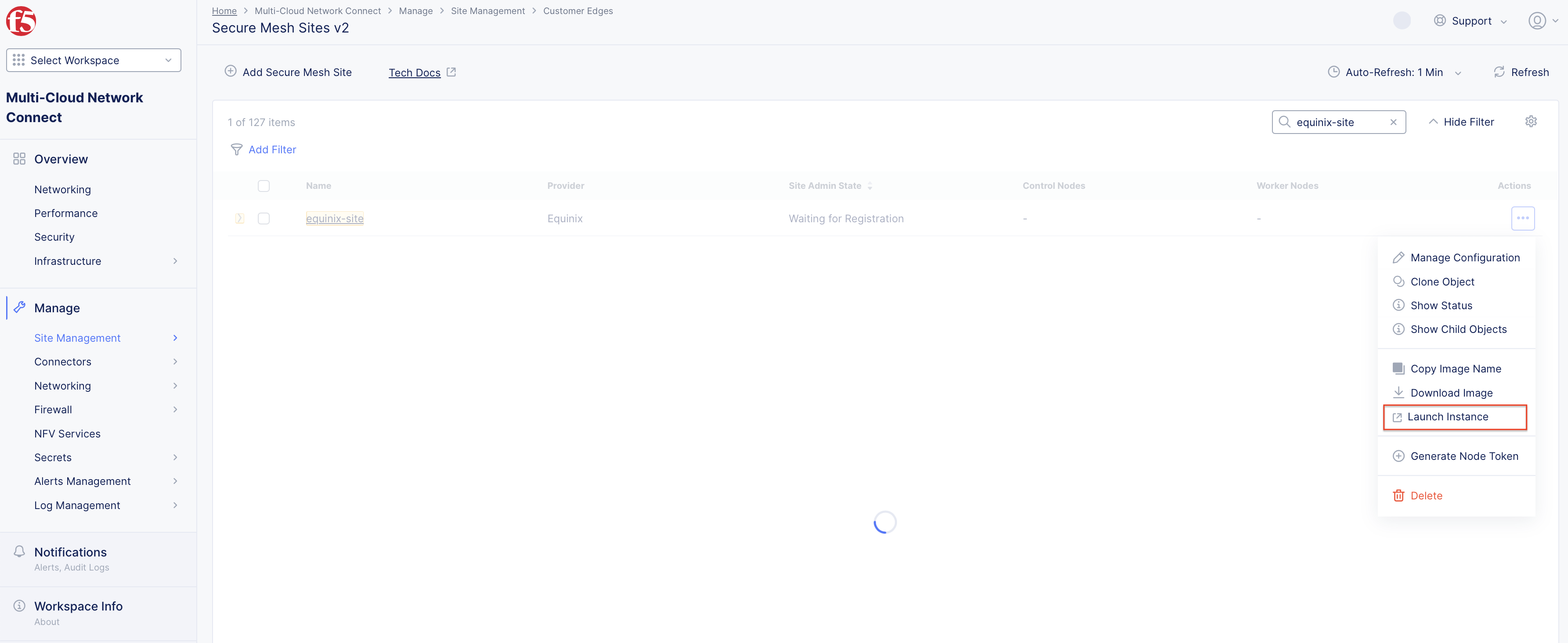 Figure: Launch Instance