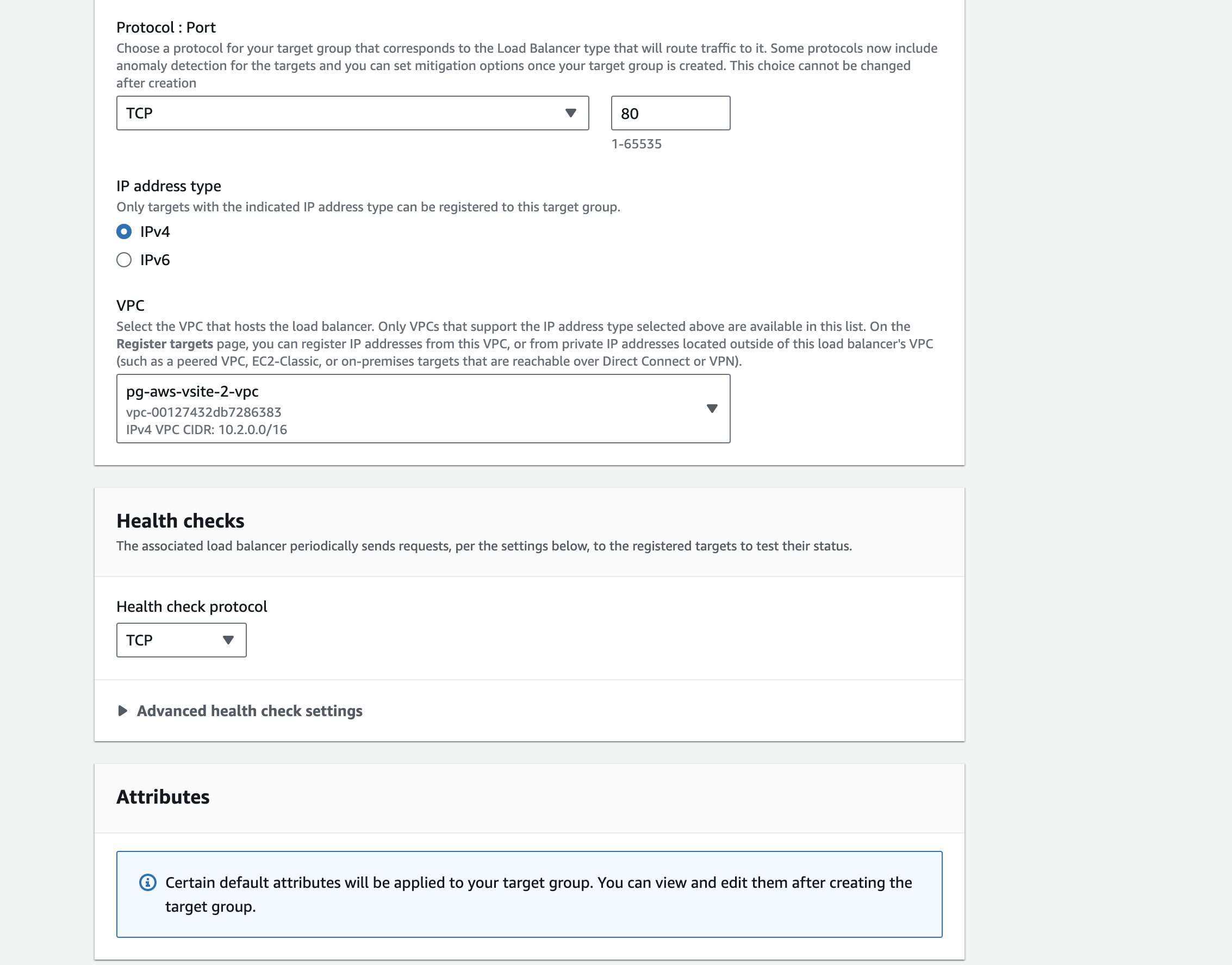 Figure: AWS NLB Health Check