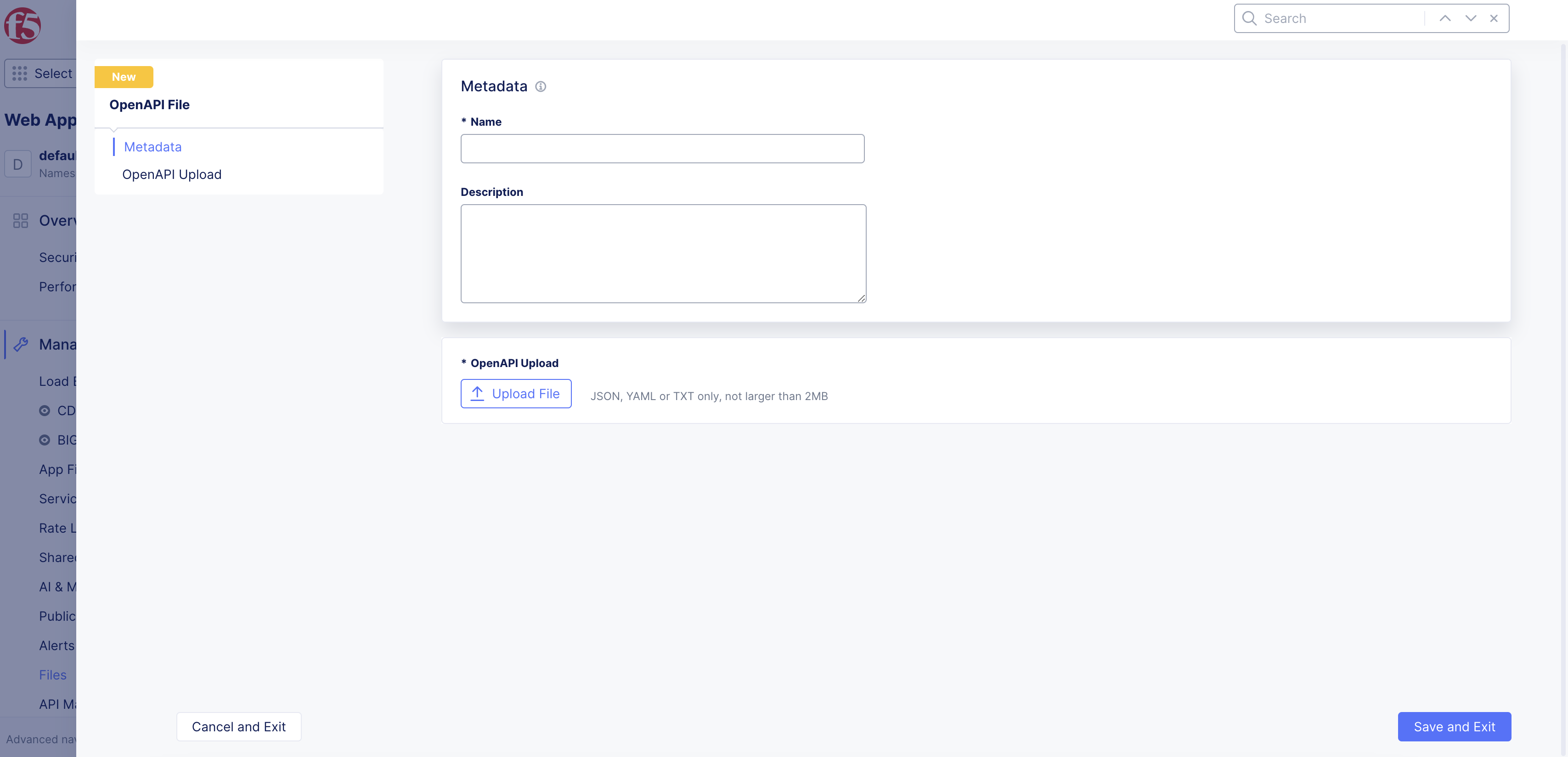 Figure: Upload Files